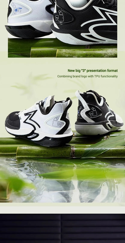 BIG3 6.0 Pro Men Basketball Shoes Carbon Plate Breathable Flexible Training Shock-Absorbing Male Sneakers 672521106