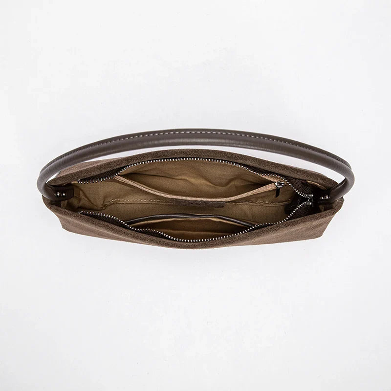 Solid Simple Classic Style Velvet Underarm Bag Elegant Fashion Design Seasonal New French Vintage Shoulder Bag