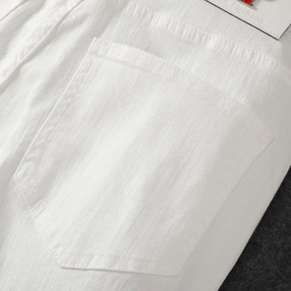 White Jeans Men's Cotton Skinny Elastic Ripped Hole Fashion Korean Denim Pants Rock Slim Trousers Hip-hop Streetwear