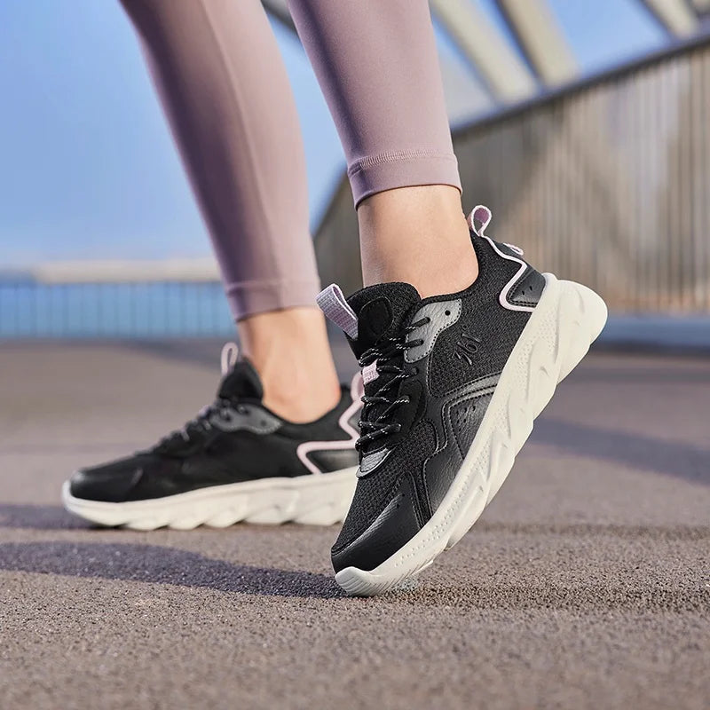 Women Running Sport Shoes Lightweight Non-Slip Shock-absorption Breathable Mesh Girl Sneaker Female 682232212