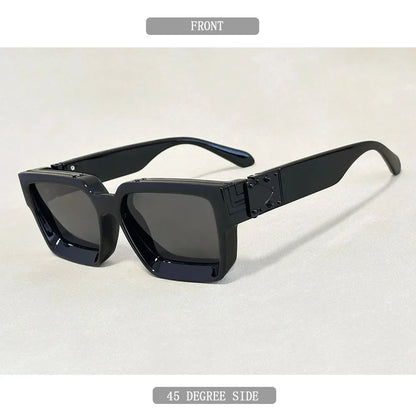 Senior Square Sunglass Men Vintage Millionaire Sunglasses Women Silver Retro Fashion Glasses Dropshipping Gafas De Sol Hombre