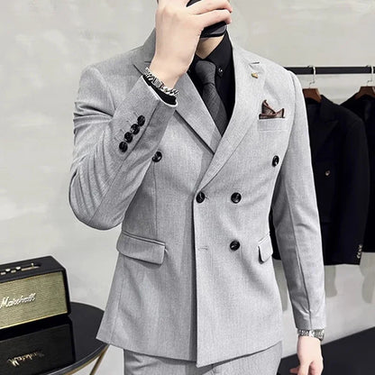 25 Colors 1 Pcs Blazer No Pants S-7XL New Wedding Dress Formal Business Slim Mens Suit Jacket Plaid Striped Solid Color