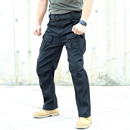 Man Tactical Pants Breathable Multi-Pocket Men's Cargo Pants Casual Outdoor Hiking Fishing Joggers Work Trousers Male Long Pant
