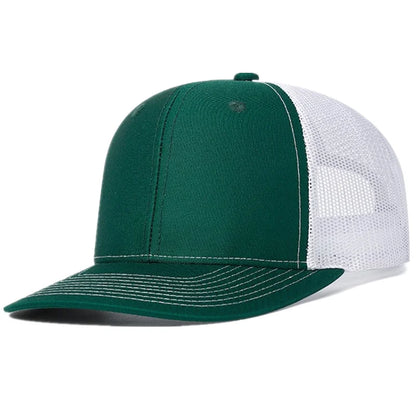 Hot Sale Unisex Cap Slight Curved Brim Style Trucker Hat  Men & Women Casual Outdoor Breathable Summer Cap