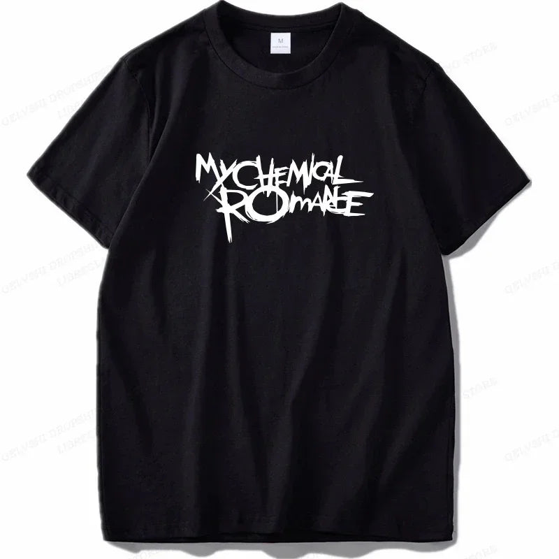 My Chemical Romance T Shirt Women Fashion Cotton T-shirts Cool Hip Hop Men Tshirt Casiual Summer Vintage Anime Unisex Top Tee