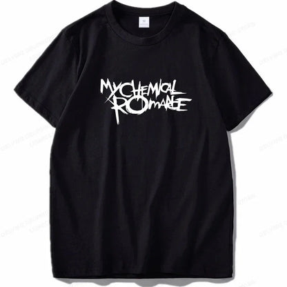 My Chemical Romance T Shirt Women Fashion Cotton T-shirts Cool Hip Hop Men Tshirt Casiual Summer Vintage Anime Unisex Top Tee