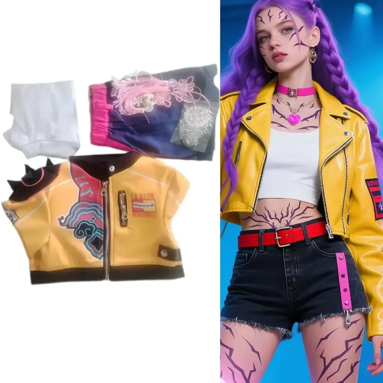 Cosplay  Costume Girls Group Idol Role play Halloween Carnival Party Outfit Suit