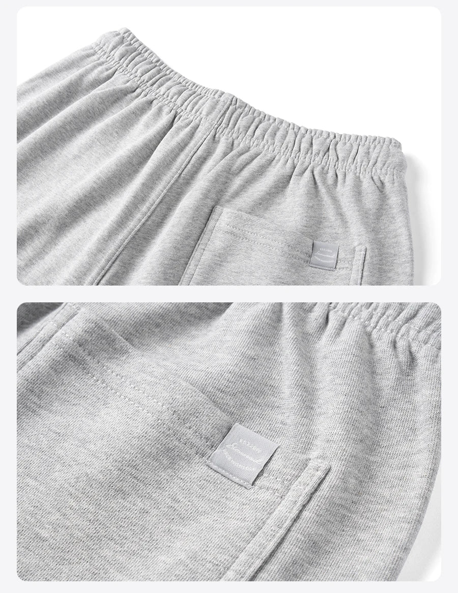2025 Summer New Oversize 390gsm Drawstring Shorts Men  Raw  Hem Athletic Sports Runinng Shorts
