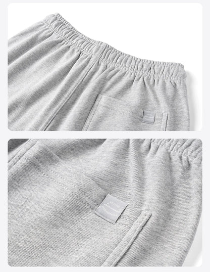 2025 Summer New Oversize 390gsm Drawstring Shorts Men  Raw  Hem Athletic Sports Runinng Shorts