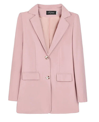 Spring Autumn Office Lady Blazer For Women 2025 Long Sleeve Slim High Quality Blazers Mujer Coats Jacket Winter Clothing Outwear