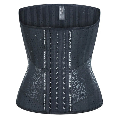 25 Steel Bones Latex Waist Trainer Body Shaper Long Torso Corset Shapewear Women Fajas Girdles Cincher Slimming Belly