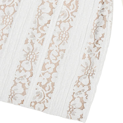 Lace Slim Mini Dress for Women Off The Shoulder Sexy Long Sleeves Club Party Dresses Bodycon Elegant Autumn Dress