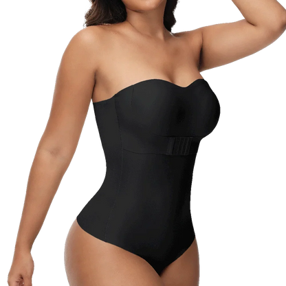 Strapless Thong Bodysuits 4XL Women Belly Control Full Body Shaper Push Up Breast Underwear Plus Size Women's Clothing
