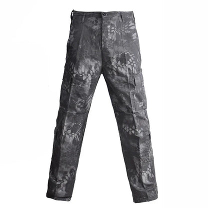 Men's Camouflage Tactical Pants Multi-Pockets Hunting Digital Camo Training  Cargo Pants New Spring  Long Trousers for Men