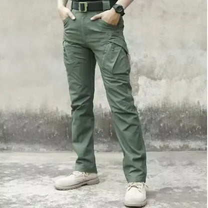 Wear Resistant Work Pant Man Multi-pocket Straight Cargo Trousers Outdoor Jogging Tactical Pants Spring Autumn Casual Trousers