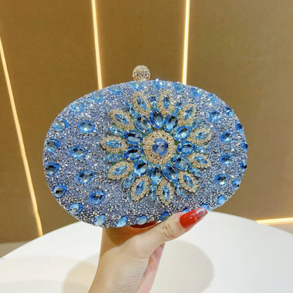Luxurious Diamond-Encrusted Rhinestone Crossbody Small Handbag Versatile Elegant Women's Fashion Accessory