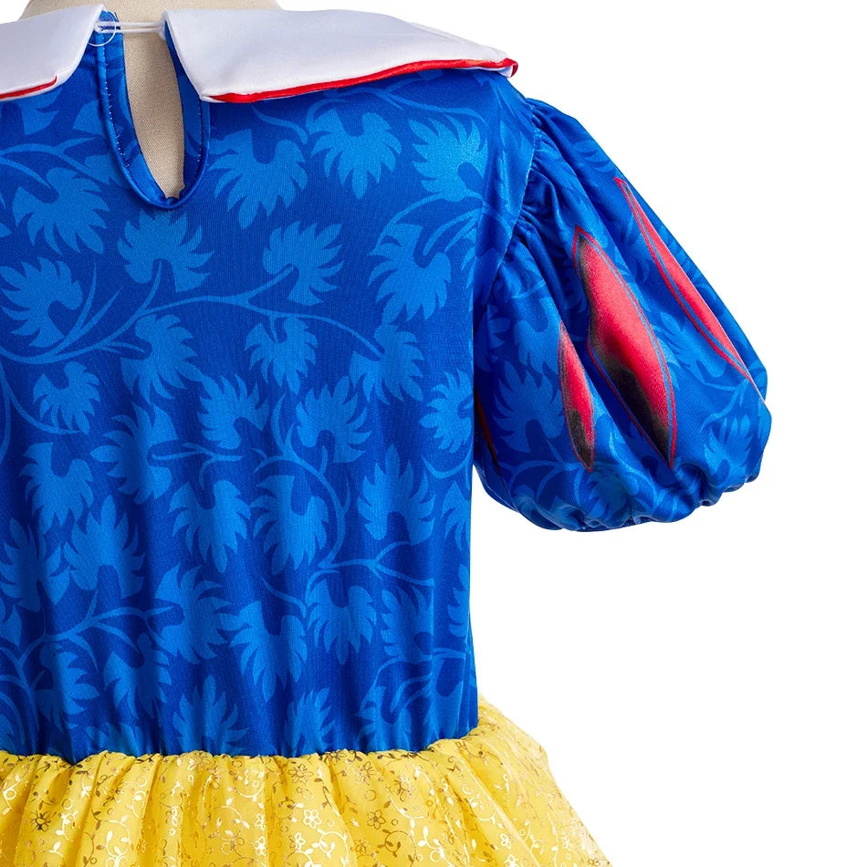 Children Snow White Cinderella Aurora Anna Elsa Costume Girl Cosplay Dress Kids Encanto Mirabel Little Mermaid Halloween Clothes