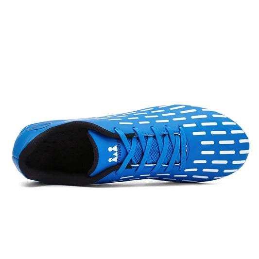 New Children Football Soccer Boots Soccer Shoes Kids Boy Girl Sneakers New Leather High Top Soccer Cleats Training Men