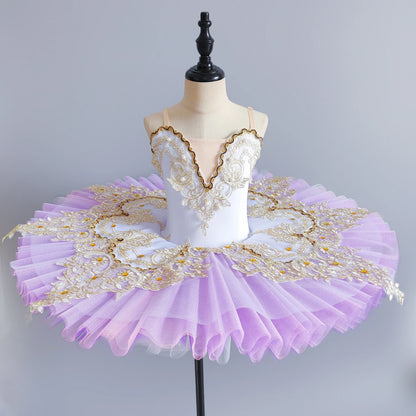 Princess Performance Fairy Tutu Kids Clothes Ballet Leotards for Girls Dress Stage Costumes Dance Wear Summer Children Clothing