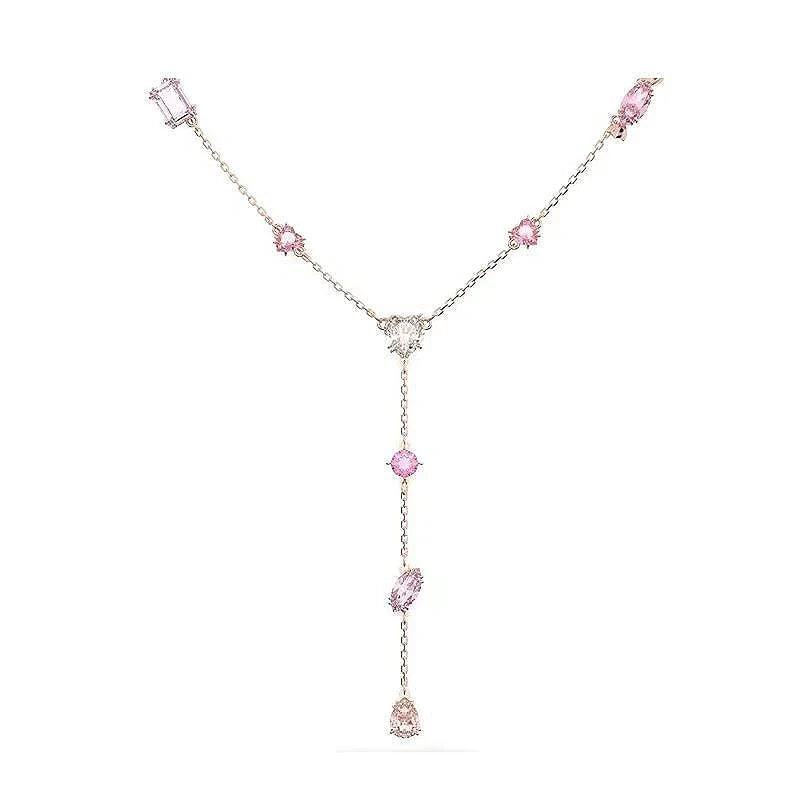 Candy Colorful Imitation Crystal Dopamine Unique Design Choker Necklace Bracelet Earrings, Jewelry for Women Bridal Gift