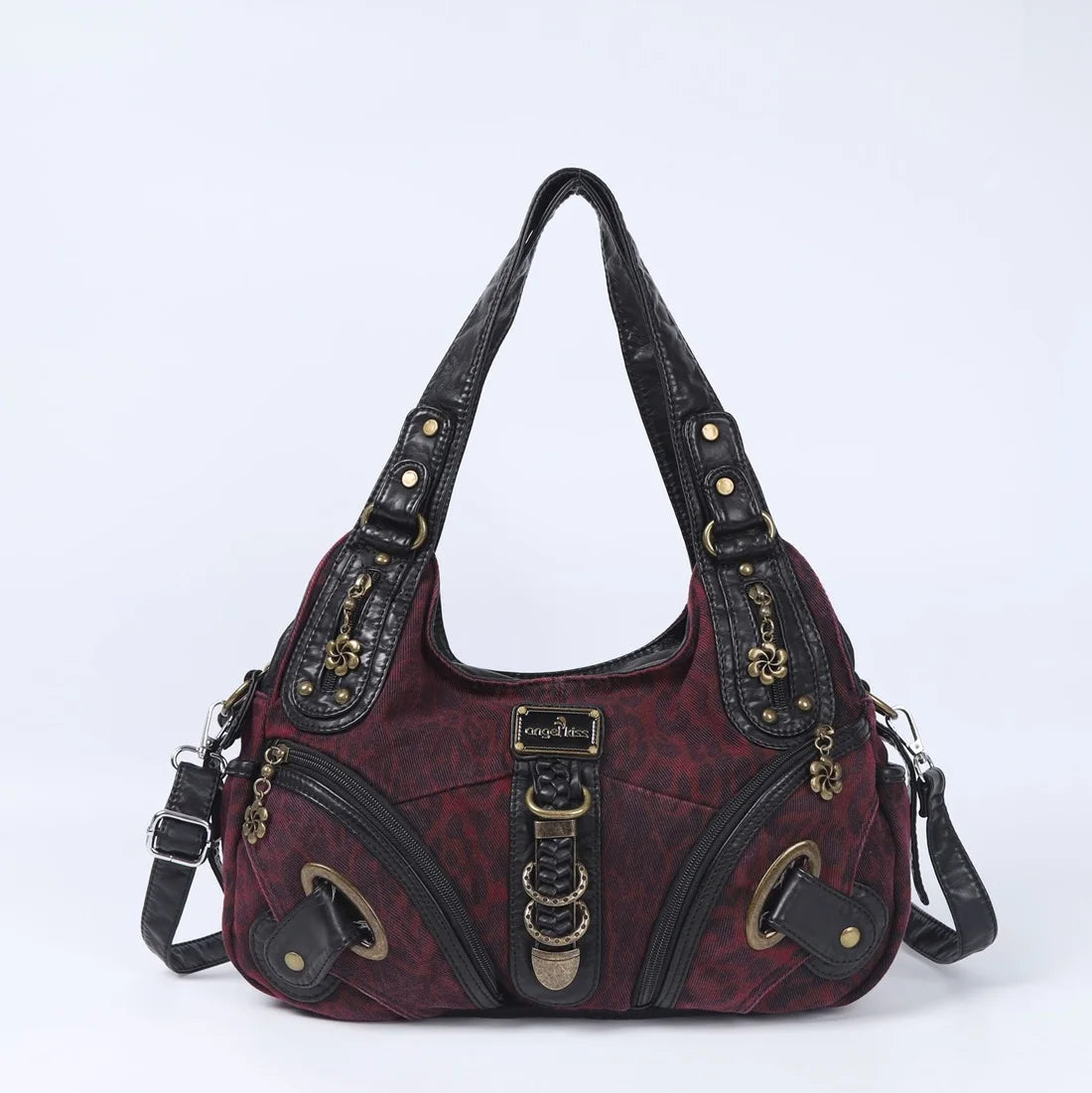 Women Handbags Fashion Shoulder Bag Large Black Tote Top-handle Shopping Pack Multiple Pockets Satchel Lady  Purse