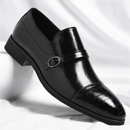 Designer Cow Leather Elegant Shoes Man Summer Autumn Business Casual Wedding Shoes Male British Style Fashion Dress Shoe Man