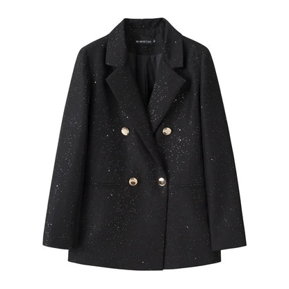 Casual Plaid Women's Suit Jacket Spring Autumn New Style Large Size Street Style Top Quality Polyester Commute Style Fashionable