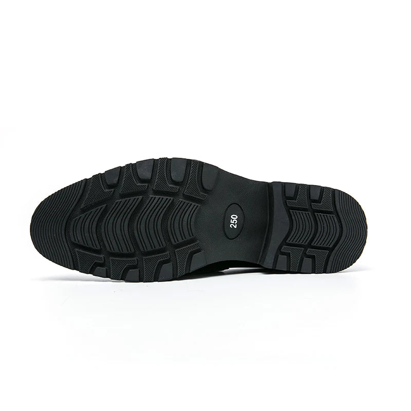 2026 Man Split Leather Shoes Rubber Sole Man Business Office Male Dress Lether Shoes Genuine Leather Wedding Party Shoes Plus 46