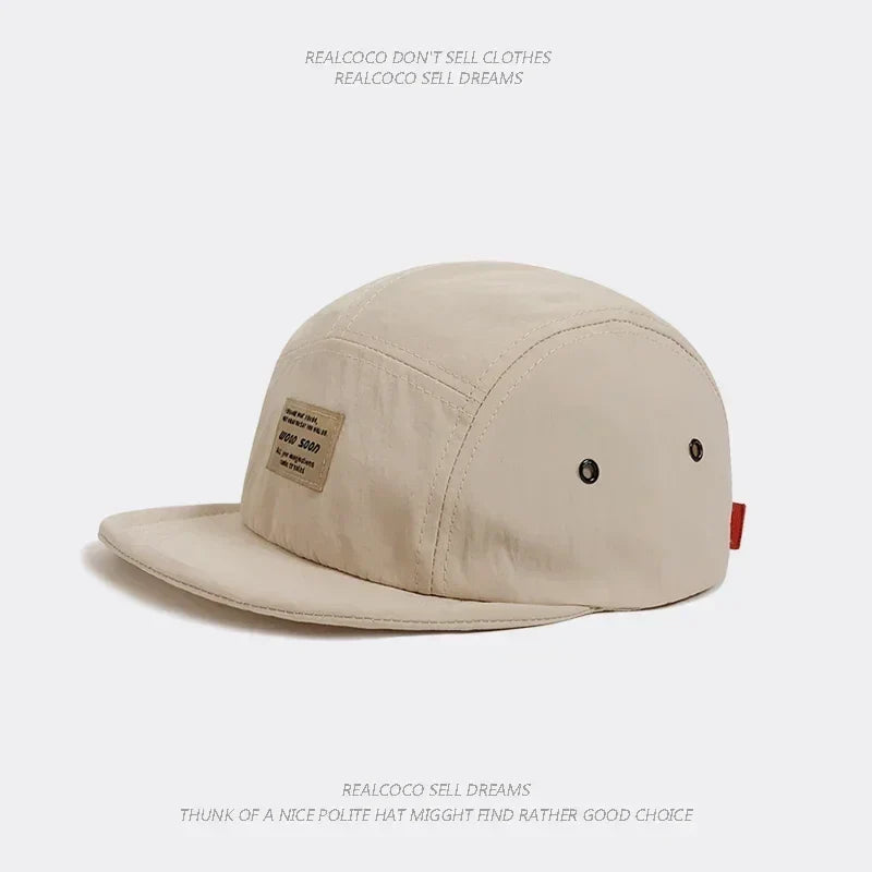 Japanese Quick-drying Breathable Short Brim Baseball Cap Men Women Face Small  Foldable Soft Top Hip-hop Cap Women Soft Brim Hat