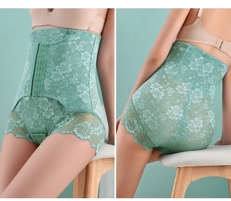 Lace Body Shaper Panties Shapewear Underwear High Waist Tummy Control Body Shaper Underwear Panties Slimming Waist