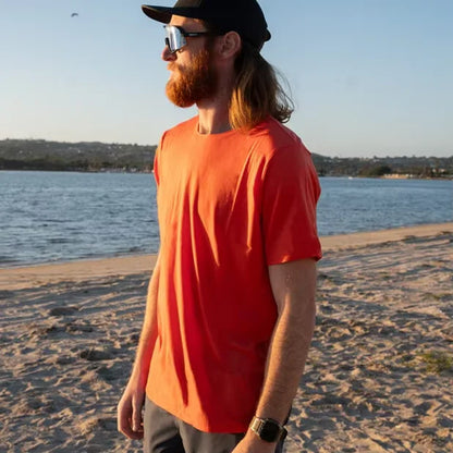 Superfine Merino Wool T shirt Men Base Layer Merino Shirt Wicking Breathable Quick Dry Anti-Odor No-itch Big USA Size