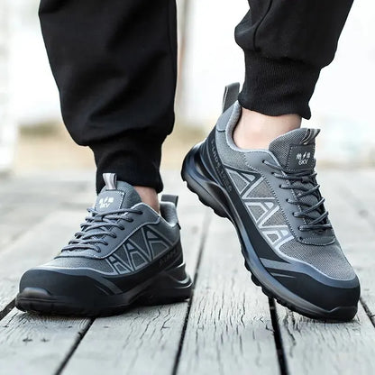 Safety Shoes Man For Work Safety Boots Indestructible Construction Shoes Steel Toe Protective Men's Work Shoes Anti-Stab Boots
