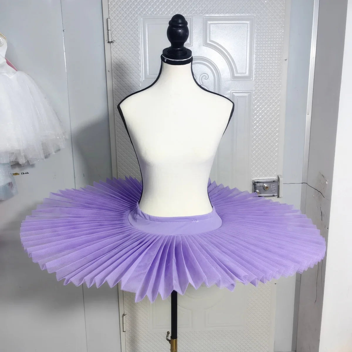 Professional Ballet Tutus Skirs For Adult Child Stiff Mesh Pancake Belly Dance Girls Practice Kids White Swan Lake