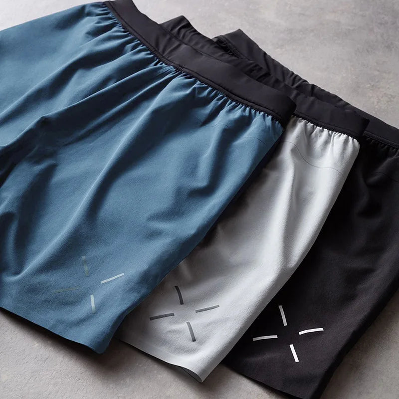 Men's Compression Shorts Quick Dry Elastic Baselayer Summer Gym Running Basketball Fitness Training Casual Sport Quarter Pants