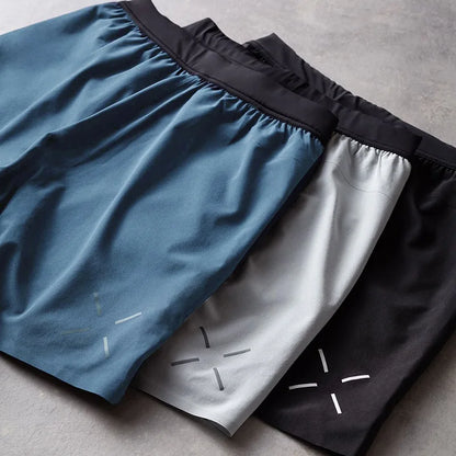 Men's Compression Shorts Quick Dry Elastic Baselayer Summer Gym Running Basketball Fitness Training Casual Sport Quarter Pants