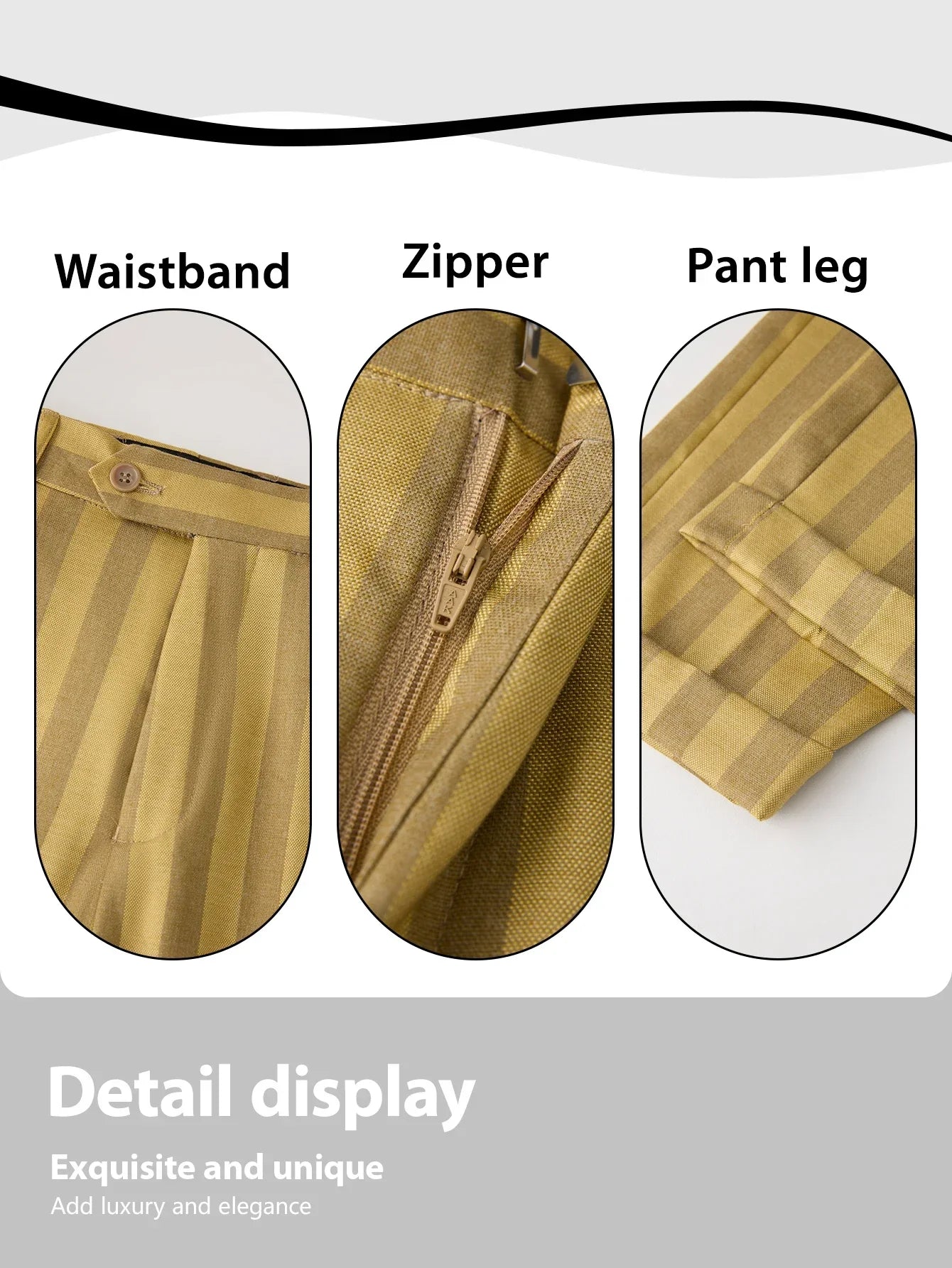 Men's 2 Piece Suit Set Slim Fit Double Breasted Peak Lapel Jacket Pants Elastic Waist Formal Wedding Prom Tuxedo Rayon Blend