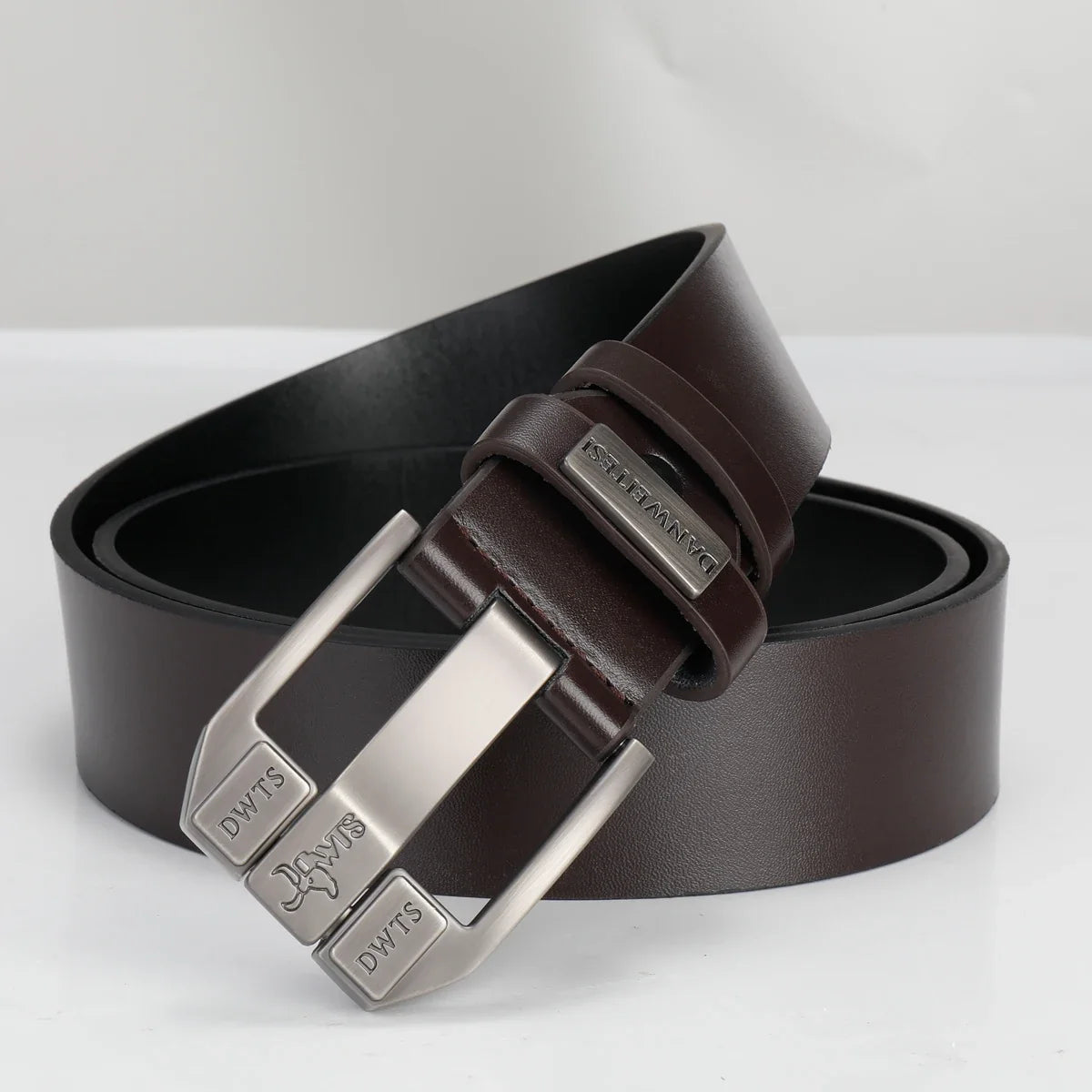 New Men's Belt, Men's High-Quality Belt, Men's Versatile Belt, Luxurious Needle Buckle, Authentic Vintage Denim Style
