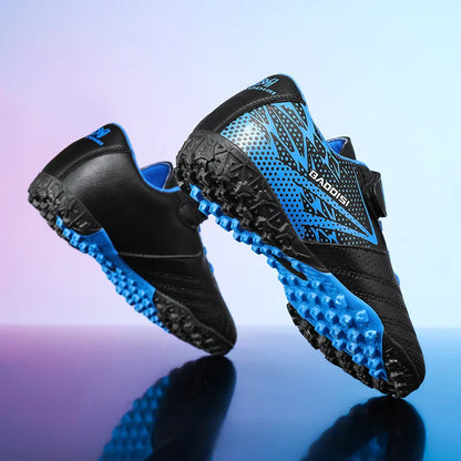 New Children Soccer Shoes Sports Society Field Boy Football Boots Futsal Fast Indoor Sneaker Original Ankle Football Boot Cleats