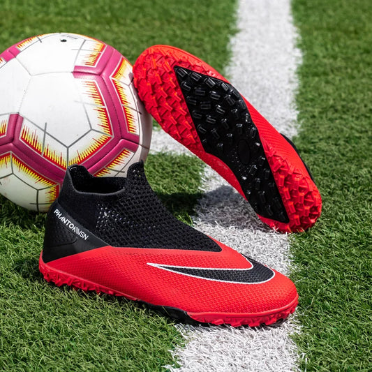 New Men Football Boots High-quality Soccer Shoes Soccer Cleats Professional Turf Training Shoes Ultralight Futsal Match Non-Slip
