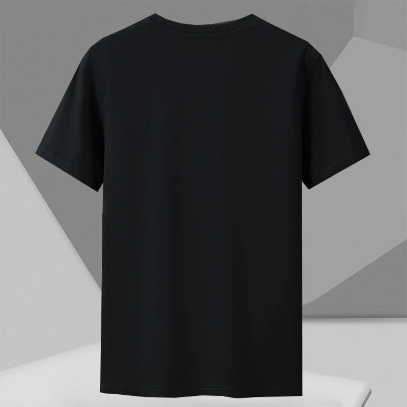 Men's Printed T-shirt Plus Size 110-180kg Loose Short Sleeve Tee Oversized Tops 5XL 6XL 7XL Big Size Men Clothing 티셔츠 Camiseta