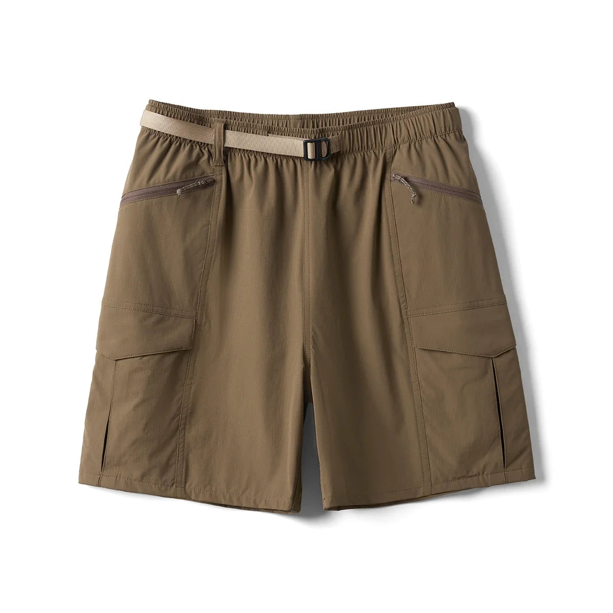 2026 Summer New Oversize 145gsm Elastic Quick Dry Fabric Shorts Men Elastic Wait Cargo Outdoor Shorts