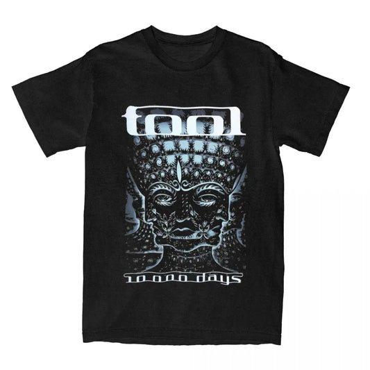 Rock Tool Band T Shirts Leisure Vintage Streetwear Cotton Short Sleeve Graphic Men Women Amusing Harajuku Daily Cool Unisex Tops