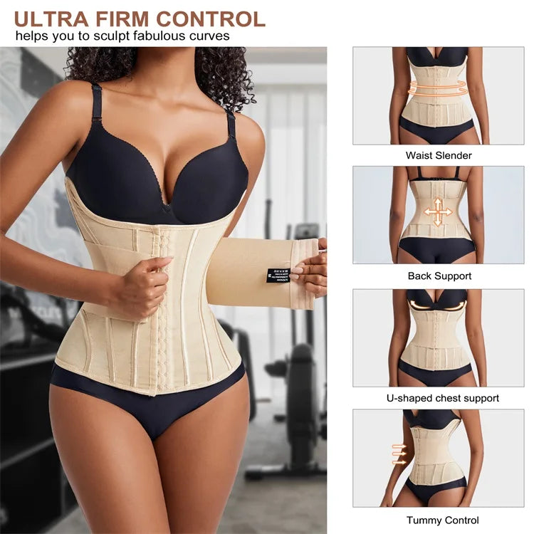 Waist Trainer Corset Women Binders Shaper Tummy Wrap Body Shapewear Slimming Belt Flat Belly Workout Women Shaper Slimming