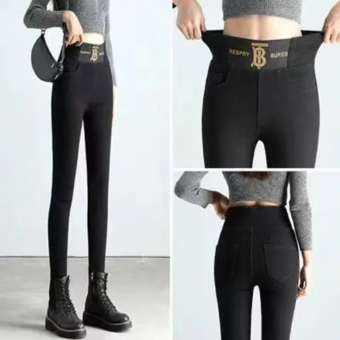 Jeans Oversize 26-38 Slim Denim Pants Women's High Waist Skinny Jean Vintage Wash Pencil Stretch Vaqueros Leggings Pantalones