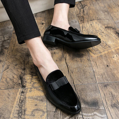 38~48 Mens Dress Italy Paty Leather Wedding Luxury Designer Flats Business Formal Gentleman Casual Driving Shoes for Men Loafers