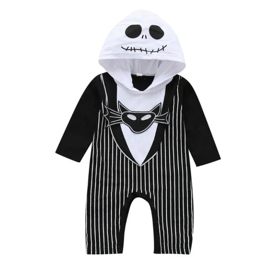 0-24Months Baby Boys Jumpsuits Halloween Costumes Children Halloween Cosplay Party Boy Clothes Long-sleeved Hoodie