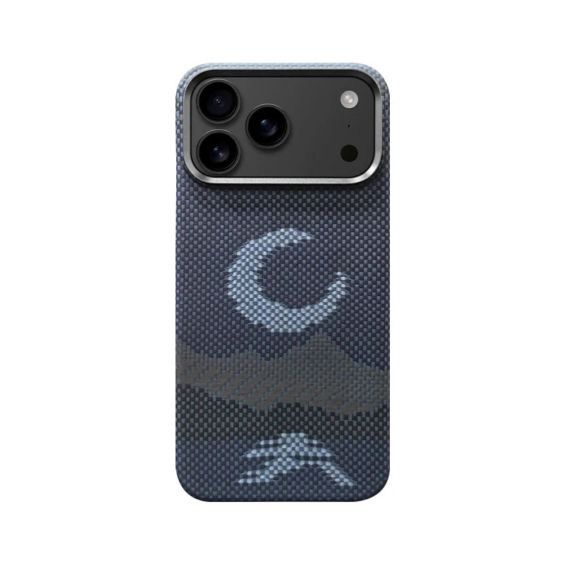 Ultra Slim Real Aramid Kevlar Carbon Fiber Business Case For IPhone 17 Air Pro Max Magnetic Charging Shockproof Protective Cover