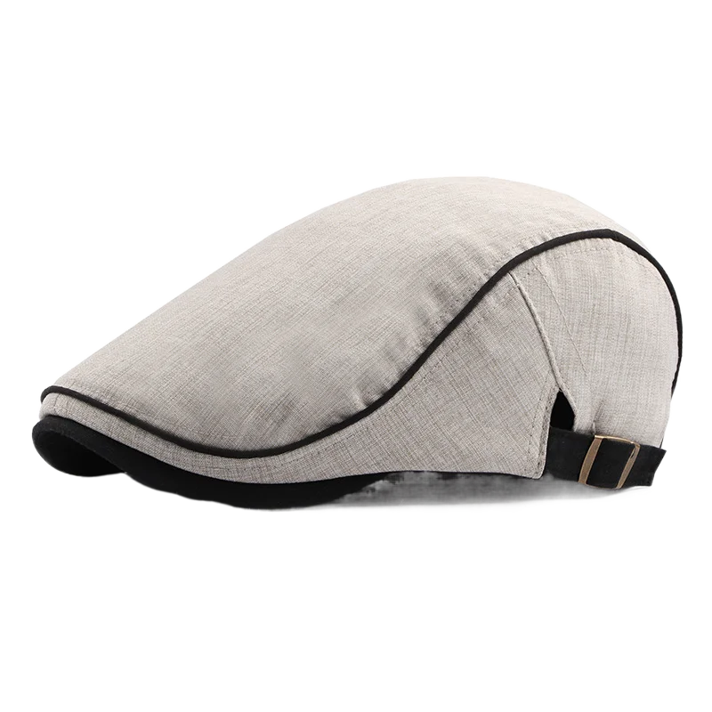 Men Women Cotton Flat Cap Summer Scally Ivy Gatsby Newsboy Beret Driver Cabbie Hunting Hat