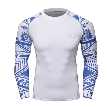 Cody Clothes Full Sleeve White Rashguards For Swimwear Anti -uv Sunscreen T Shirt Boxing Trainning Wear Bjj Jiu Jitsu Rash Guard