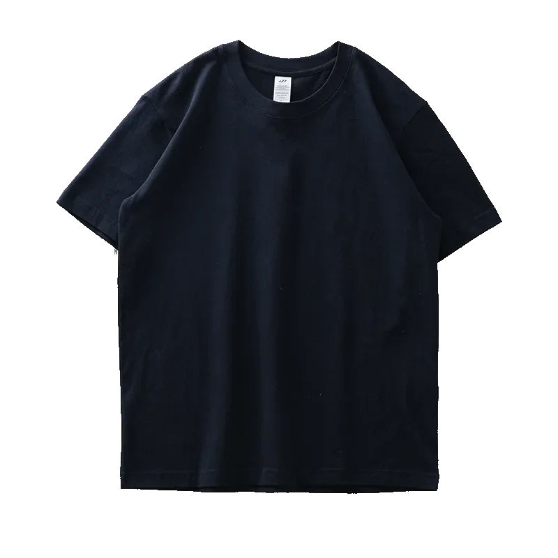 8.1Oz 230gsm Men's Pure Cotton T Shirts 2025 Summer New Oversizes Solid Color T-Shirts for Men and Women Customizable
